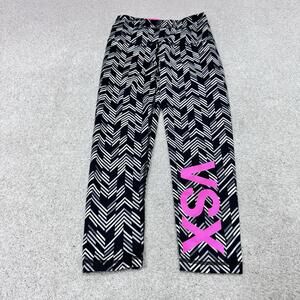 Victoria’s Secret Sport Leggings Black White Pink Women’s Size XS